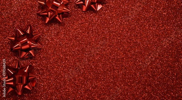 Obraz Decorazioni natalizie con palline di natale pigne pacchetti e fiocchetti