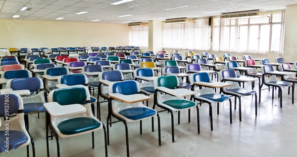 Obraz Multi colored chairs