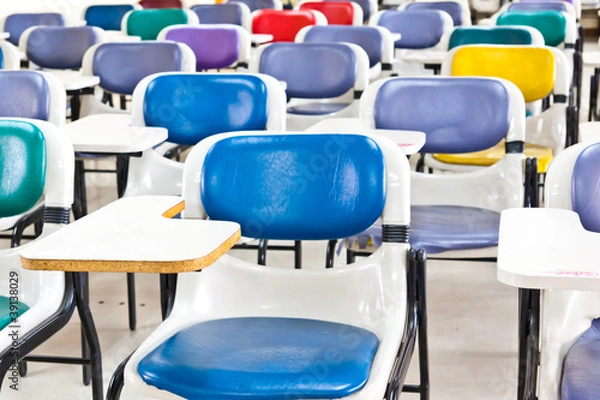 Obraz Multi colored chairs