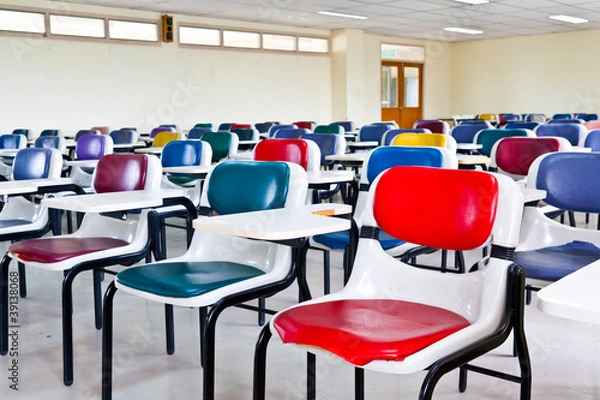 Obraz Multi colored chairs