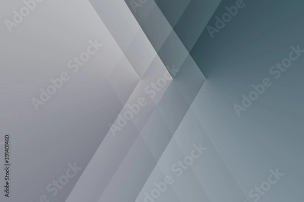 Obraz Illustration of a background of triangles. Color green, blue white.