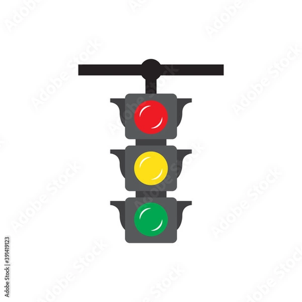 Obraz Traffic light icon design. vector illustration