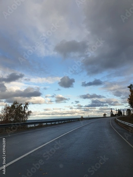 Obraz driving on the highway