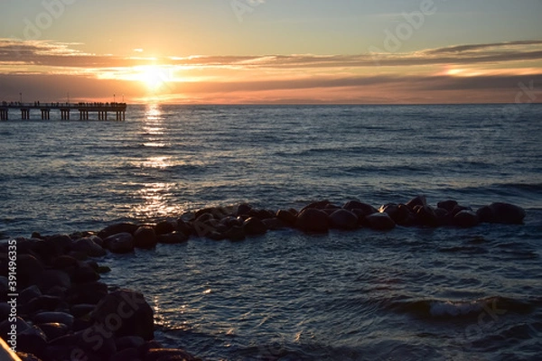 Obraz sunset over the sea