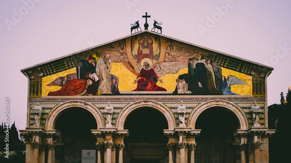 Obraz Sites of Pilgrimage from the Holy Lands of Jerusalem