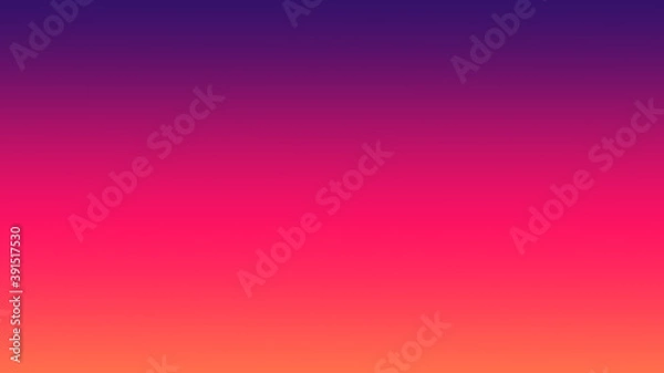 Fototapeta Abstract bright orange, purple and dark purple blurred gradient background with backlight. Nature background.