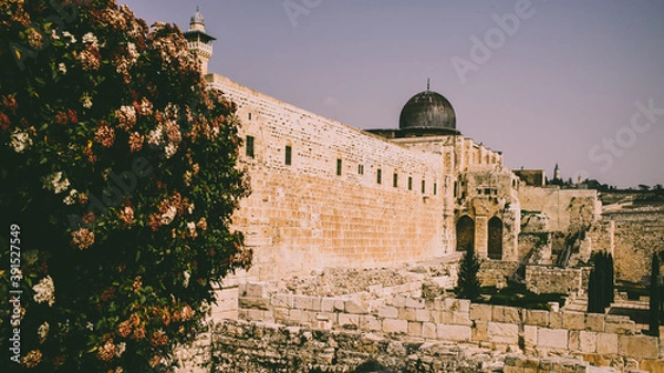 Obraz Sites of Pilgrimage from the Holy Lands of Jerusalem