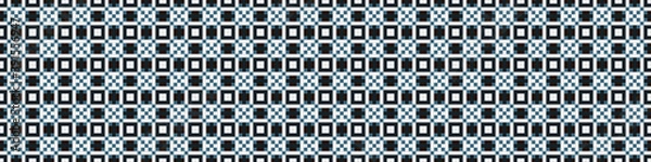 Fototapeta Abstract Cross Pattern Dots Logo generative computational art illustration