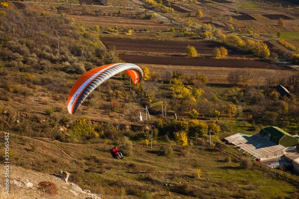 Obraz paraglider in the mountains