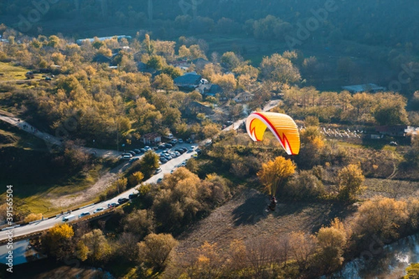 Obraz paragliding in the mountains
