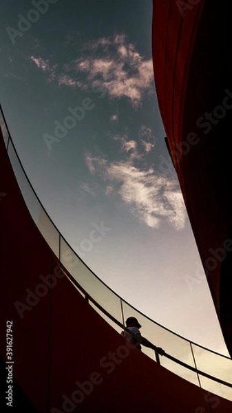 Obraz people on the roof