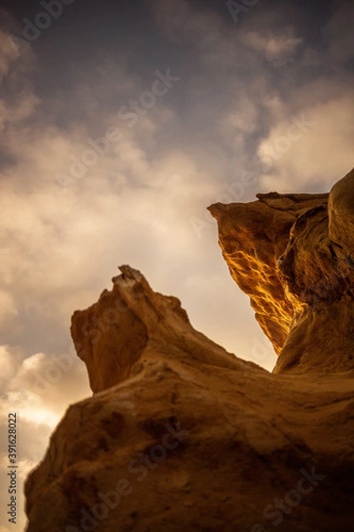 Obraz sunset in the mountains