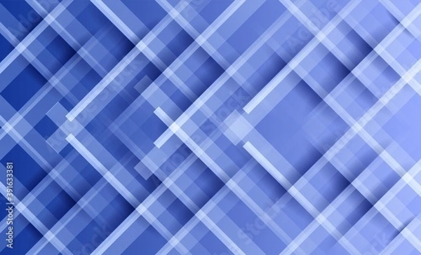 Fototapeta blue light background with abstract white lines