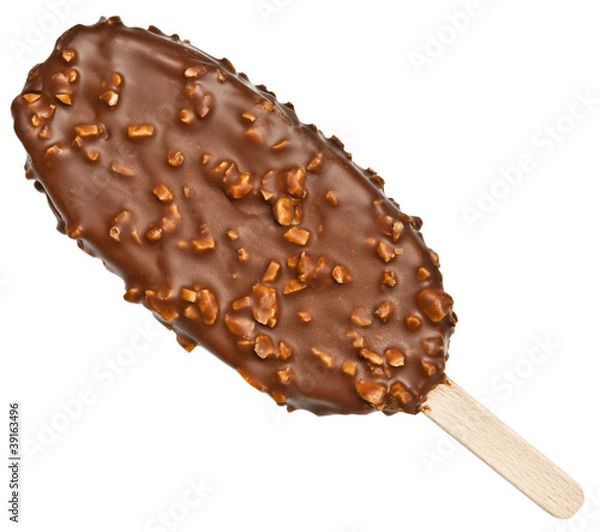 Fototapeta ice cream isolated on white background