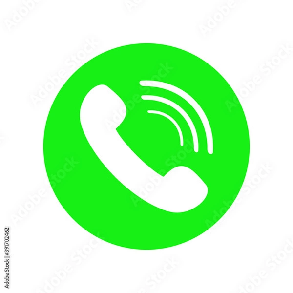 Fototapeta phone icon. phone icon vector. phone icon isolated on white background