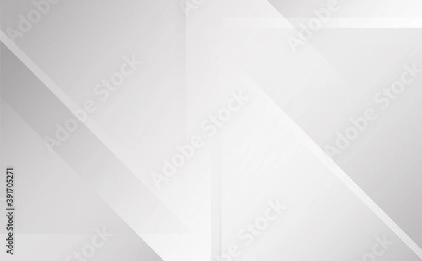 Fototapeta Abstract grey and white tech geometric corporate design background eps 10.Vector illustration