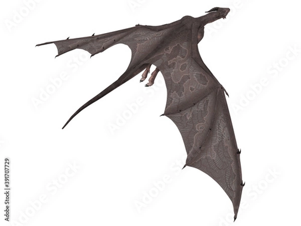 Obraz 3D Render of a dragon