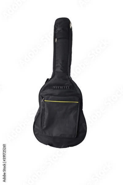 Obraz black guitar bag