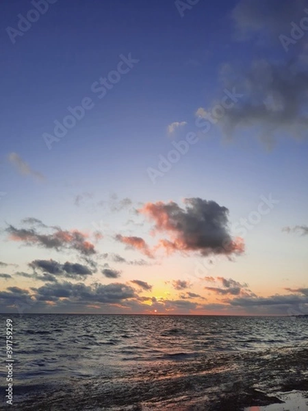 Obraz sunset over the sea