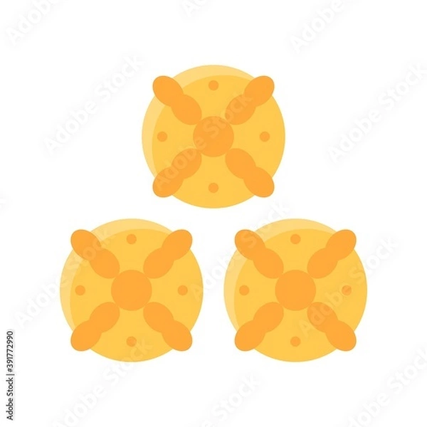 Obraz dia de los or muertos related muertos bread of the dead vector in flat style,