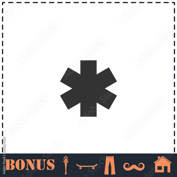 Obraz Medical icon flat