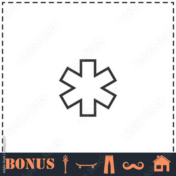 Obraz Medical icon flat