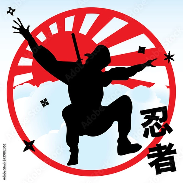 Fototapeta ninja