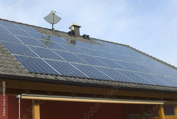 Fototapeta pannelli solari