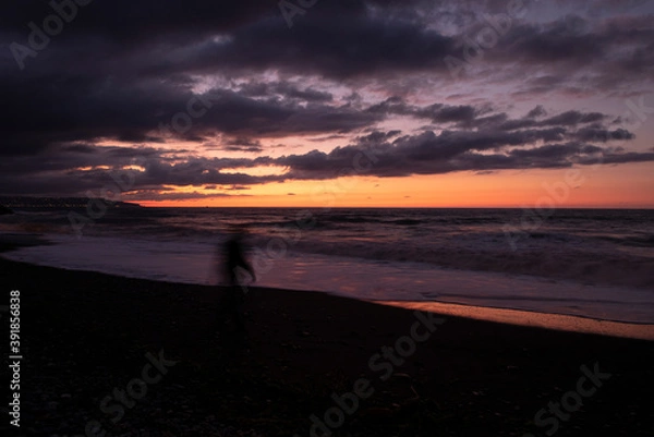 Obraz sunset at the beach