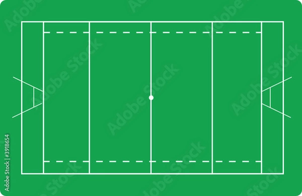 Obraz terrain de rugby