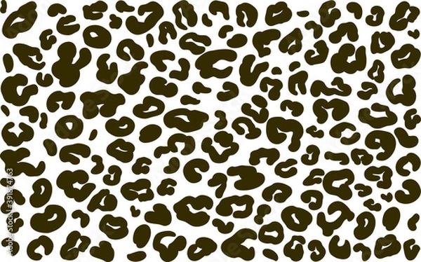 Fototapeta Leopard seamless svg pattern design vector illustration