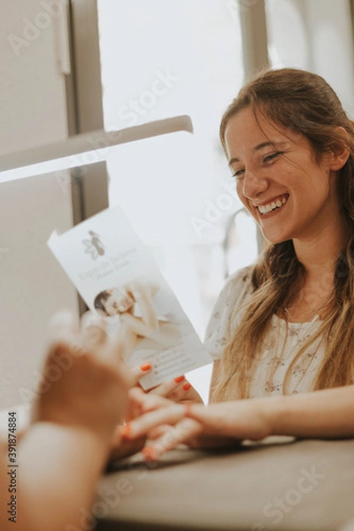 Obraz spa brochure - smiling

