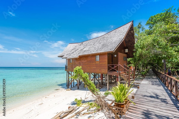 Obraz Scenery of Lankayan Island, Malaysia