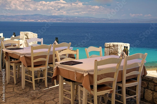Obraz Restaurant en Grèce