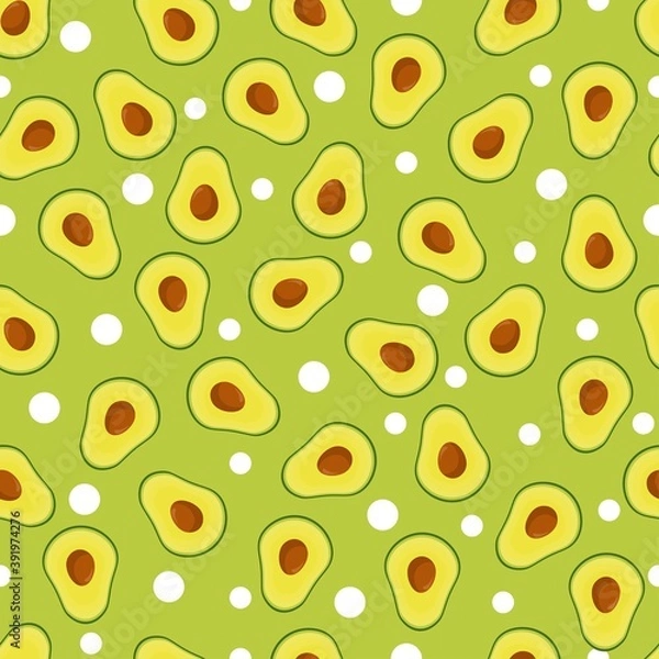 Fototapeta seamless pattern with apples