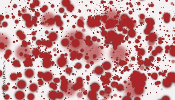 Fototapeta Drip red paper