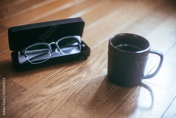Obraz Glasses and coffee cup
