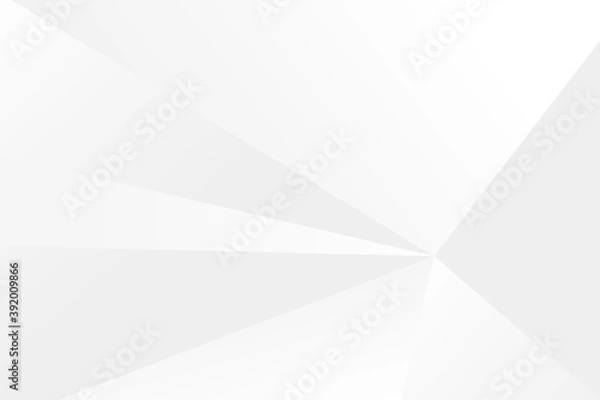 Obraz Abstract geometric modern design white and gray gradient background.