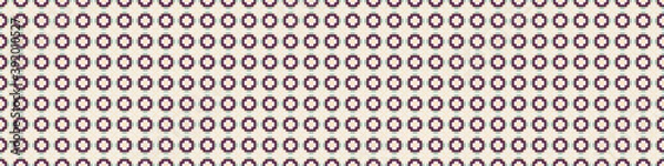 Fototapeta Abstract Cross Pattern Dots generative computational art illustration