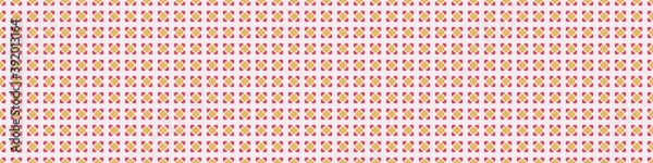 Fototapeta Abstract Cross Pattern Dots Logo generative computational art illustration