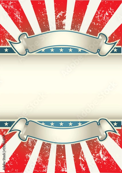 Obraz USA Colors Poster