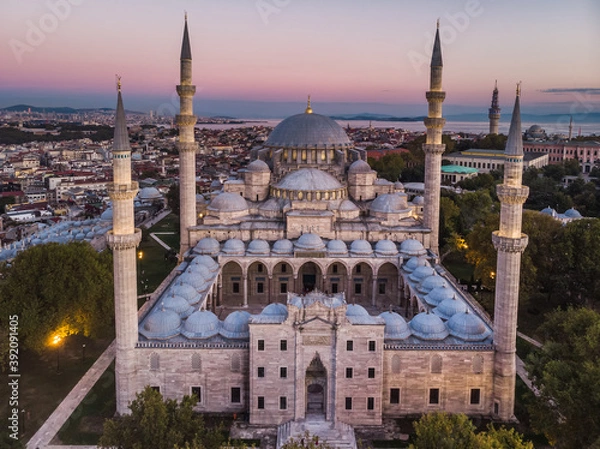 Fototapeta Turkey aerial drone high point view