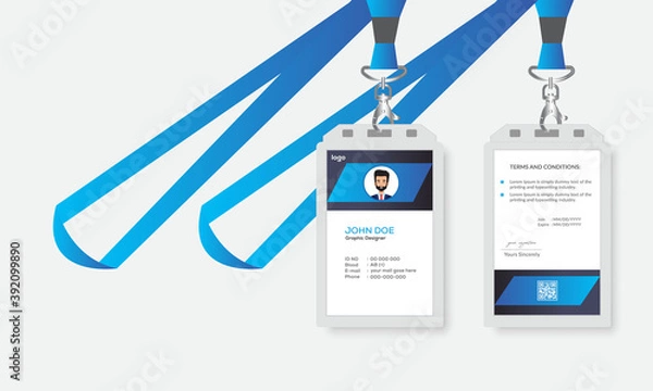 Fototapeta  Simple and creative Id card template