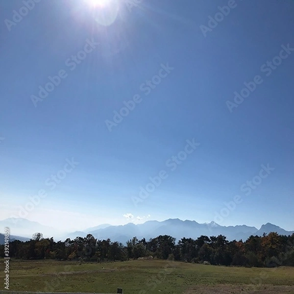 Fototapeta 山梨県北杜市清里の美しい自然の風景