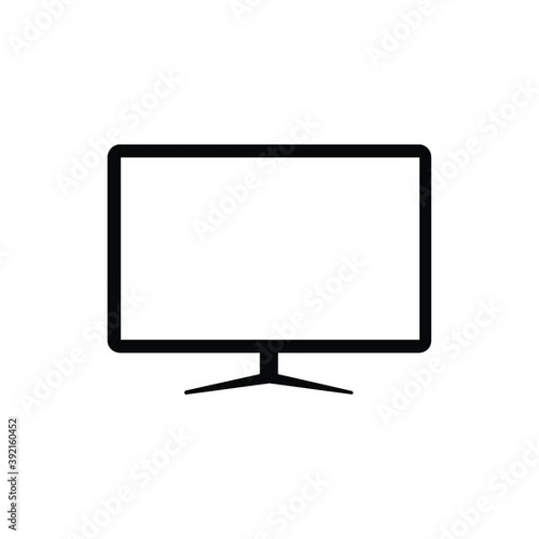 Fototapeta Computer Screen Icon Vector