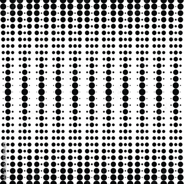 Fototapeta Linear Dots Halftone .Overlay  Texture.

