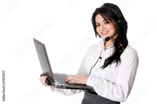 Fototapeta Customer service representative