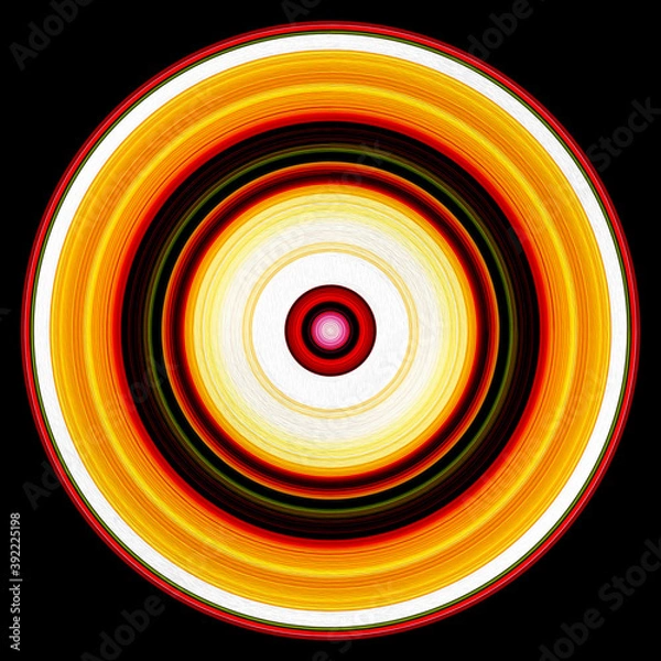 Fototapeta Geometry Circular abstract background for design artwork
