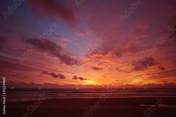 Obraz Nature background sunset sky background