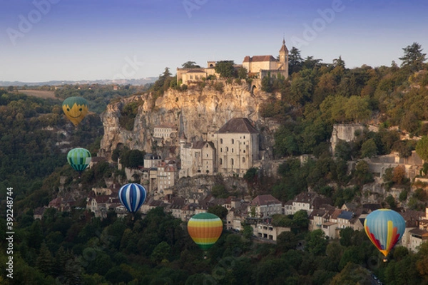 Obraz Mongolfières Rocamadour
